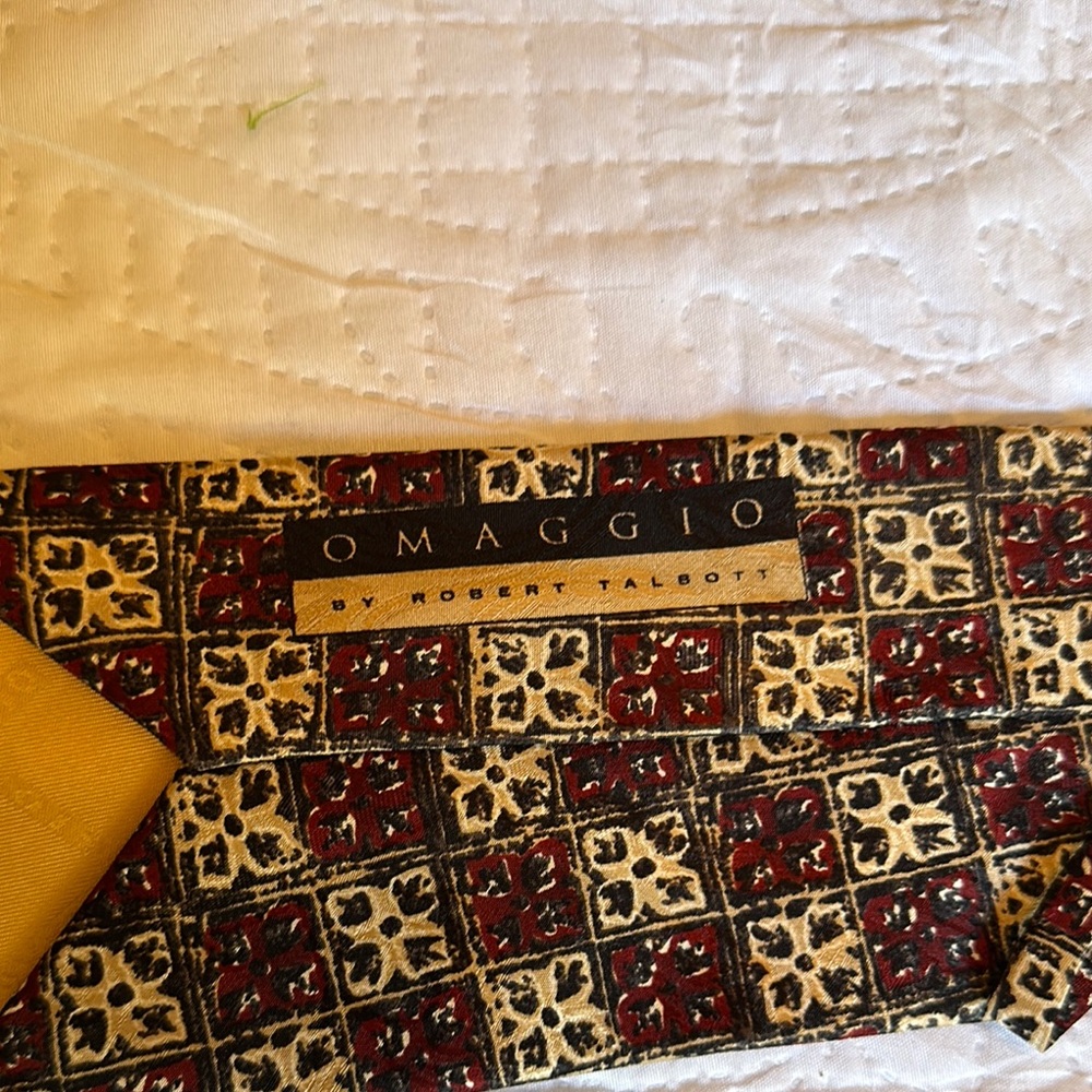 Robert Talbott Brown And Cream Patterned Tie - image 2